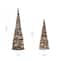Glitzhome® Pre-Lit Rattan Christmas Table Tree Décor Set